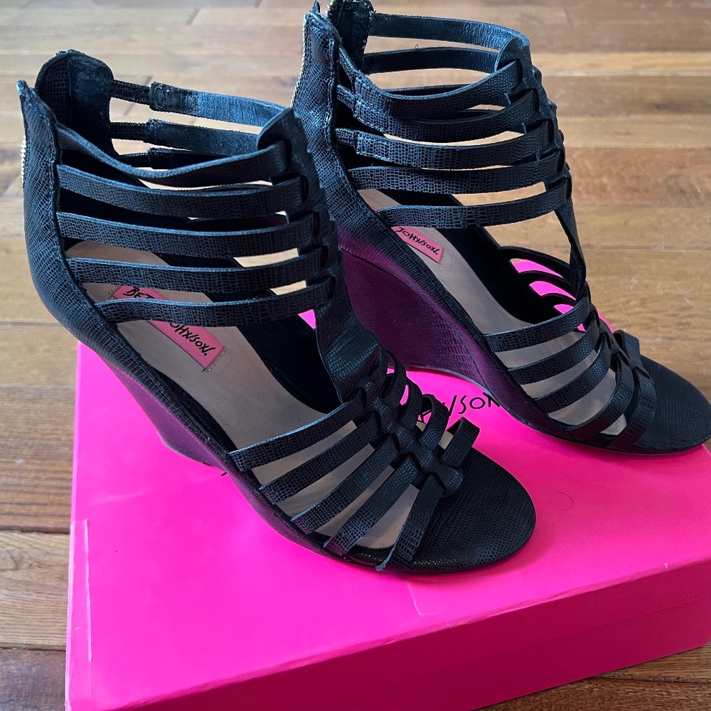 Betsy Johnson Gladiator Wedges